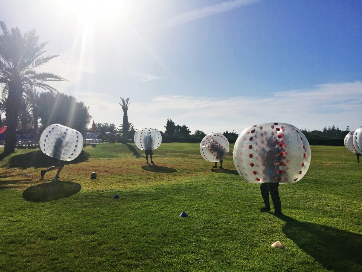 Bubble footie